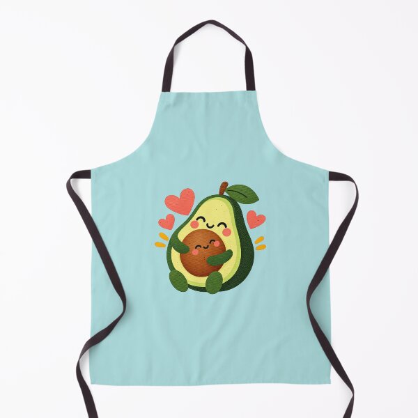 Item preview, Kawaii avocado art print, cute hugging avocado illustration, nursery wall decor designed and sold by StickyDelights.