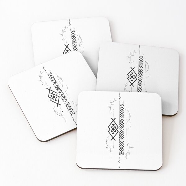 Item preview, Minimal Geometric Tribal Pattern Art designed and sold by zer0o08.