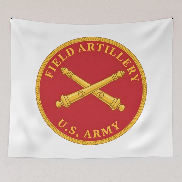 Item preview, US Army Field Artillery Crossed Cannons Roundel Emblem designed and sold by CharlieDesings.