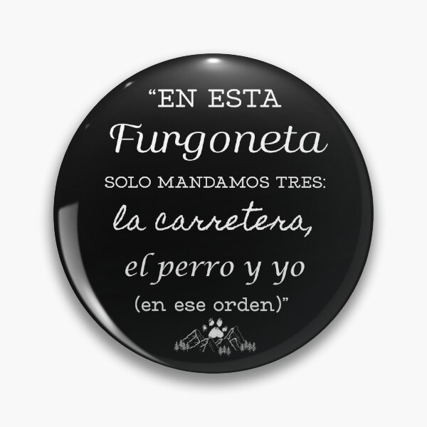 Item preview, Funny Vanlife Dog Quote Spanish - In This Van We Only Send Three Stickers designed and sold by EfectoCreativo.