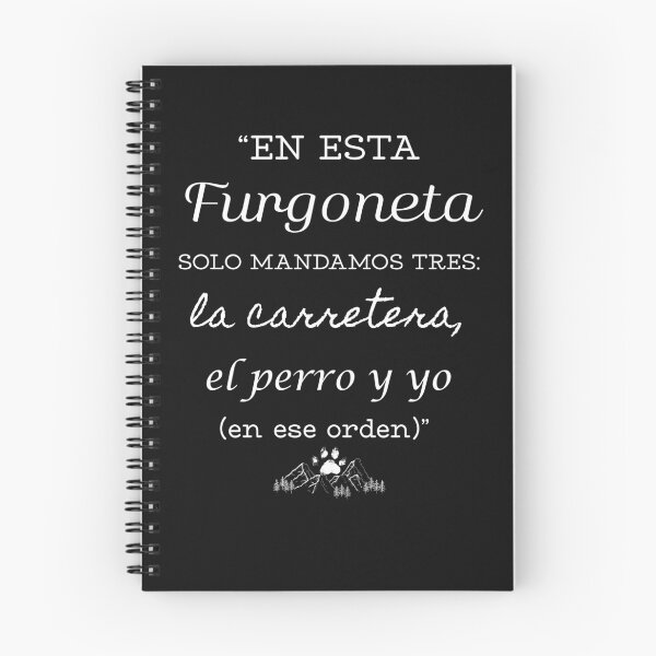 Item preview, Funny Vanlife Dog Quote Spanish - In This Van We Only Send Three Stickers designed and sold by EfectoCreativo.