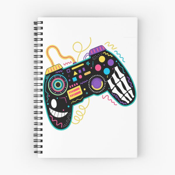 Item preview, Retro Skeleton Game Controller Abstract Neon Art designed and sold by FABIOLA1970.