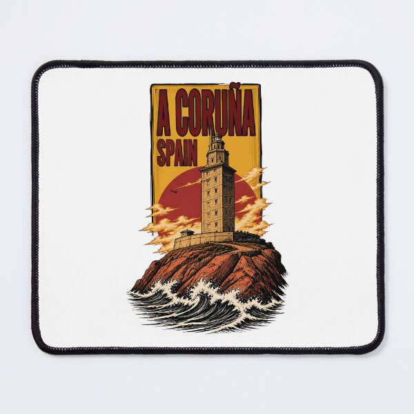 Item preview, A Coruña Spain Vintage Travel Tourism designed and sold by TravelersGems.