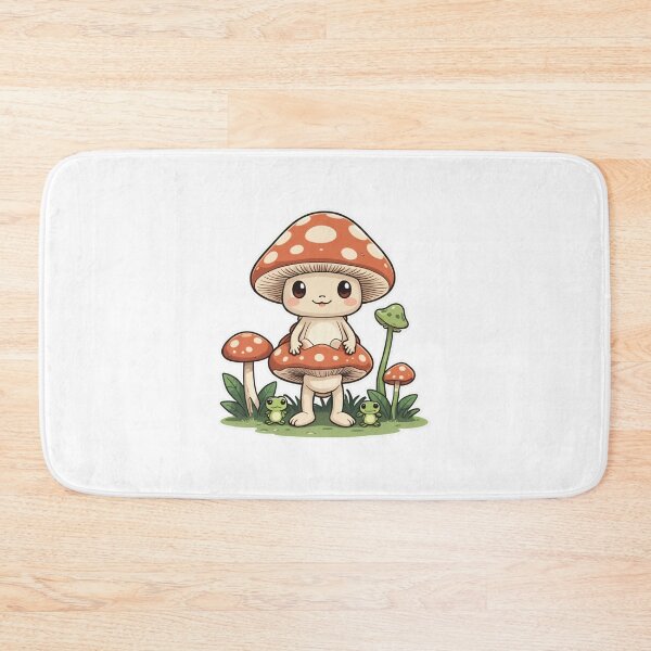 Item preview, Cottagecore Mushroom Character Soft Pastel Style – Mushroom lover gift designed and sold by michallechowicz.