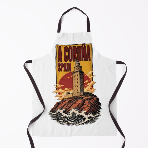 Item preview, A Coruña Spain Vintage Travel Tourism designed and sold by TravelersGems.