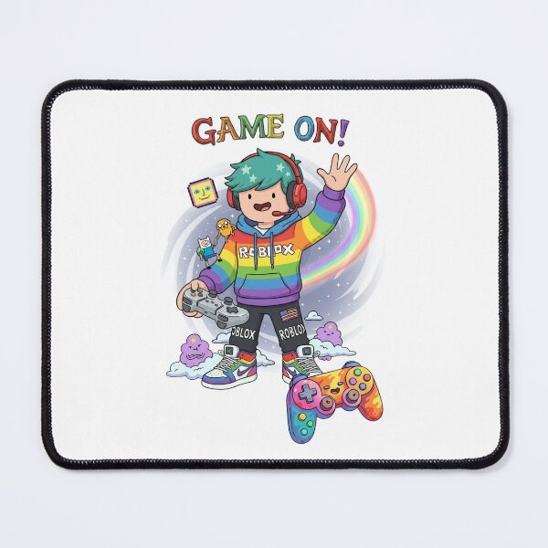 Item preview, Colorful Game On Gamer Boy Illustration designed and sold by Alaric4you.