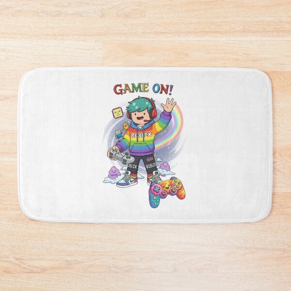 Item preview, Colorful Game On Gamer Boy Illustration designed and sold by Alaric4you.