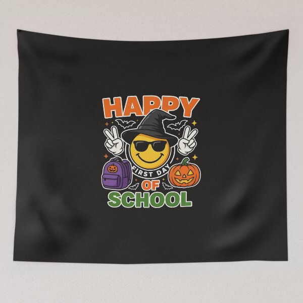 Item preview, Spooky First Day School Smiley Autumn Classroom Kids  designed and sold by dragonbol023.
