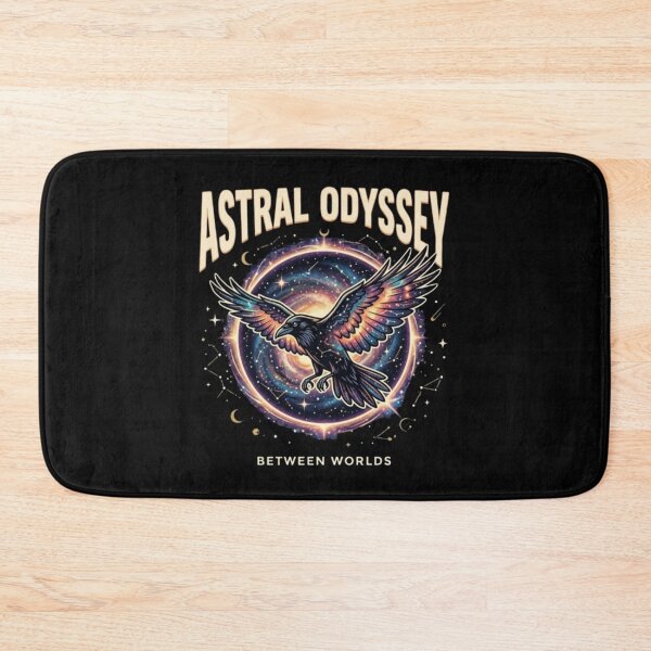 Item preview, Astral Odyssey – Mystical Cosmic crow Illustration designed and sold by Dogandesighn.