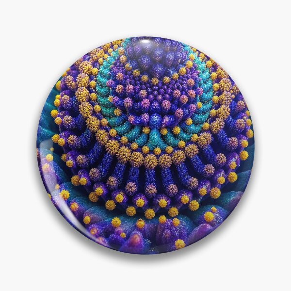 Item preview, Fibonacci Fractal Flower Macro Pollen | Microcosmos designed and sold by monkeybusiness.pt.