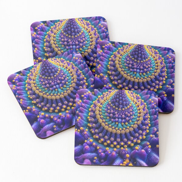 Item preview, Fibonacci Fractal Flower Macro Pollen | Microcosmos designed and sold by monkeybusiness.pt.