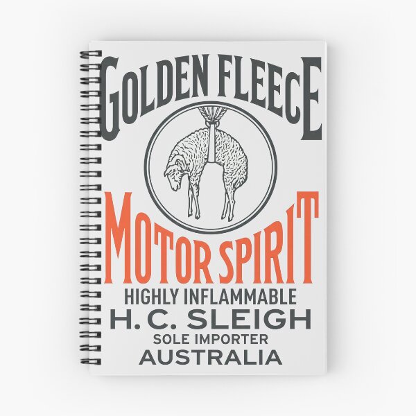 Item preview, Golden Fleece Motor Spirit Vintage Sign - HC Sleigh Australia Garage Icon designed and sold by EdGraphy.