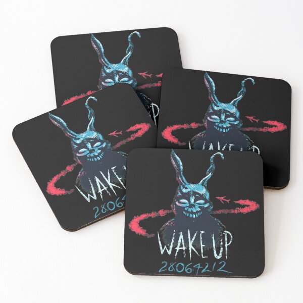 Item preview, Donnie Darko Frank the Rabbit Wake Up  designed and sold by HAILEYWHITE399.