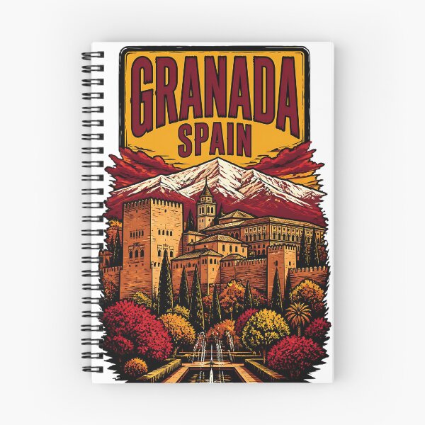 Item preview, Granada Spain Vintage Travel Tourism designed and sold by TravelersGems.