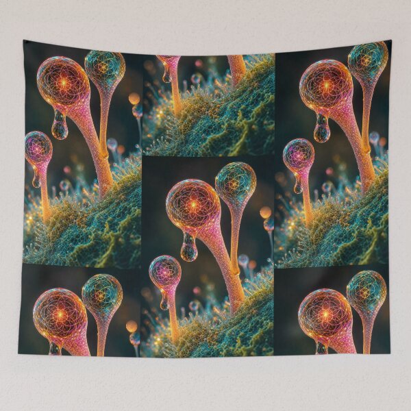 Item preview, Glowing Trichomes Seed of Life Geometry | Microcosmos designed and sold by monkeybusiness.pt.