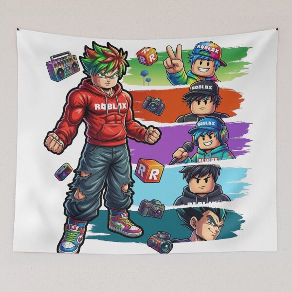 Item preview, Anime Gaming Squad Streetwear Style Art designed and sold by Alaric4you.