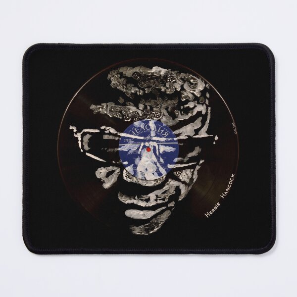 Item preview, Herbie Hancock Legendary Jazz Fusion Pianist & Innovator Portrait Painted on Vinyl Record Wall Art – Facevinyl #9 designed and sold by Yurii Yermolenko.
