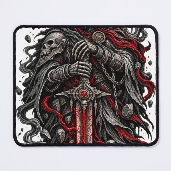 Item preview, Dark Undead Lich King Gothic Skeleton Knight Art designed and sold by SajolCanva.