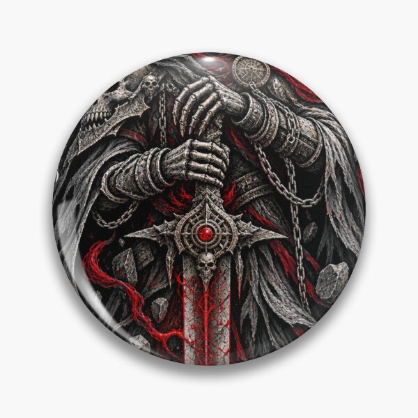 Item preview, Dark Undead Lich King Gothic Skeleton Knight Art designed and sold by SajolCanva.