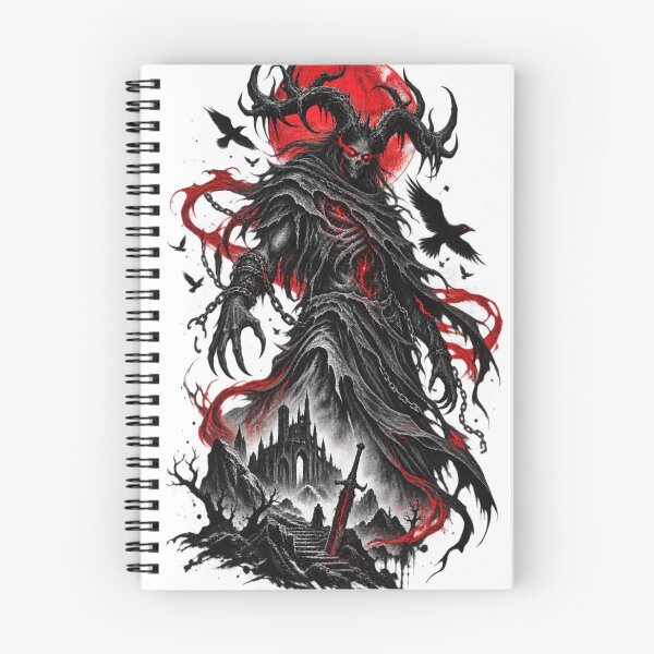 Item preview, Gothic Demon Lord: Blood Moon & Dark Fantasy Castle Art designed and sold by SajolCanva.