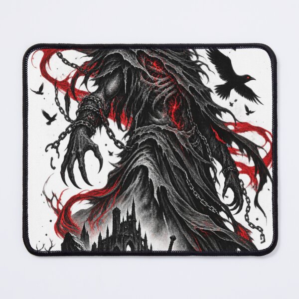 Item preview, Gothic Demon Lord: Blood Moon & Dark Fantasy Castle Art designed and sold by SajolCanva.