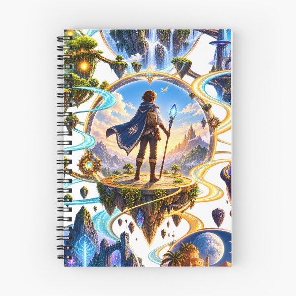 Item preview, Seven Worlds – Fantasy Explorer Adventure Art designed and sold by ADEL MASSRY (AM)©.