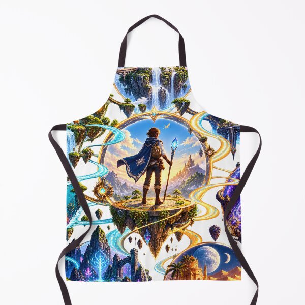 Item preview, Seven Worlds – Fantasy Explorer Adventure Art designed and sold by ADEL MASSRY (AM)©.