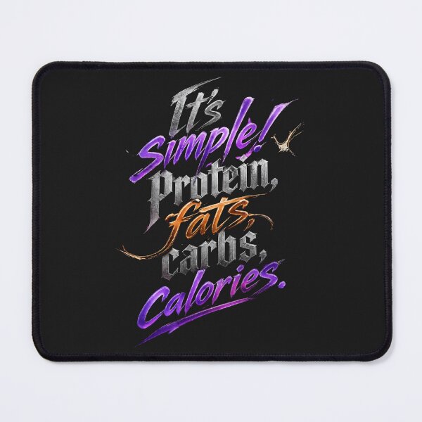 Item preview, Protein Fats Carbs Calories – Simple Nutrition Macro Tracking Fitness Gym designed and sold by Sparkofart07.