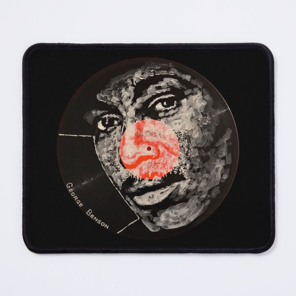Item preview, George Benson Legendary Jazz Guitarist & Vocal Virtuoso Portrait Painted on Vinyl Record Wall Art – Facevinyl #20 designed and sold by Yurii Yermolenko.