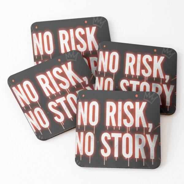 Item preview, No Risk No Story Quote designed and sold by Lespribos .
