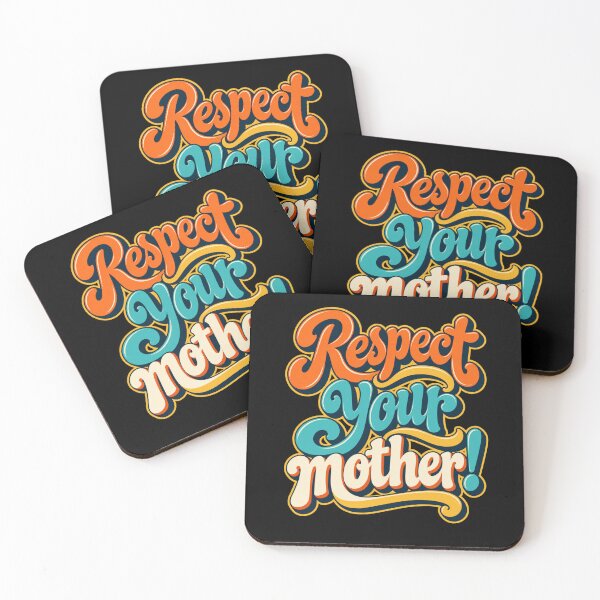 Item preview, Respect Your Mother Funny Retro Mom Sarcastic Mothers Day T-Shirt designed and sold by Trendably.