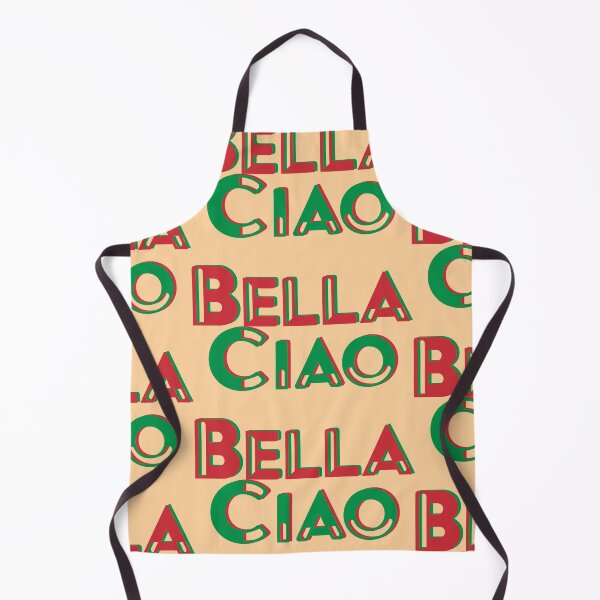 Item preview, Ciao Bella Italian Quote - Retro Red & Green Bold Typography designed and sold by Caterina@.