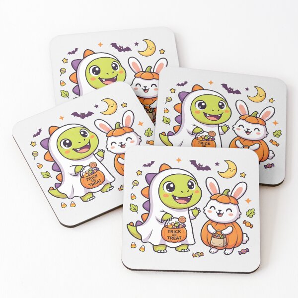 Item preview, Cute Dinosaur and Bunny Halloween designed and sold by naragon4289.