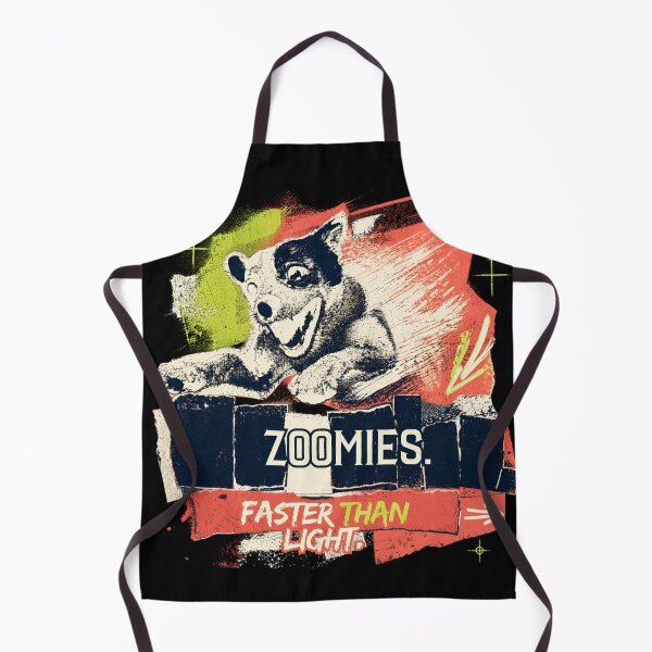Item preview, ZOOMIES! Faster Than Light - Funny Chaos Dog Collage designed and sold by Neurospicy Trolls.