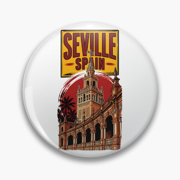 Item preview, Seville Spain Vintage Travel Tourism designed and sold by TravelersGems.