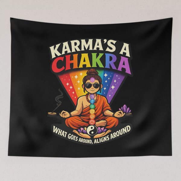 Item preview, Karma Chakra Meditation – Cosmic Balance & Good Vibes designed and sold by SidTastic .