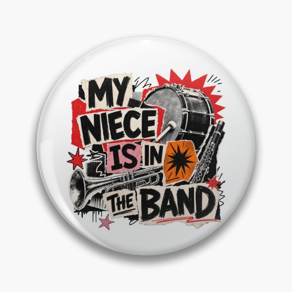 Item preview, My Niece Is In The Band designed and sold by SpEnMa-Holidays.