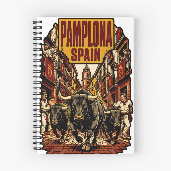 Item preview, Pamplona Spain Vintage Travel Tourism designed and sold by TravelersGems.