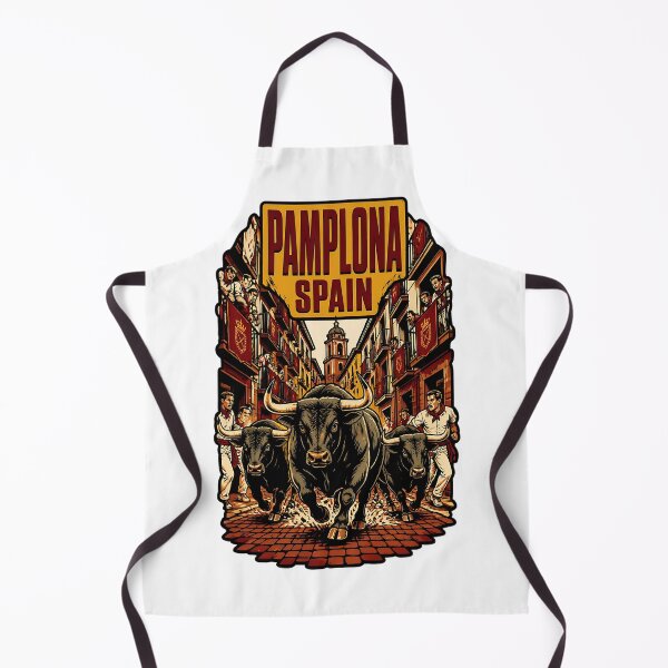 Item preview, Pamplona Spain Vintage Travel Tourism designed and sold by TravelersGems.