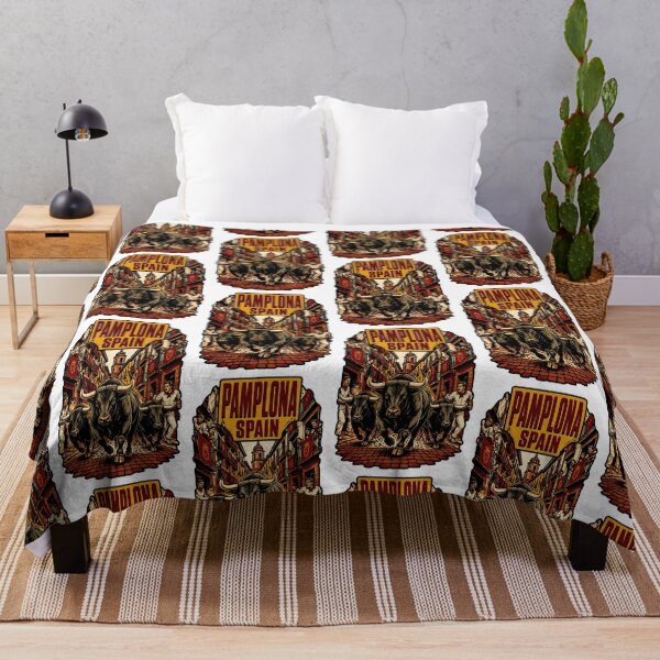 Item preview, Pamplona Spain Vintage Travel Tourism designed and sold by TravelersGems.