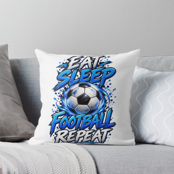 Item preview, Eat Sleep Football Repeat designed and sold by Seculinator.