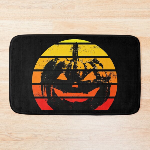Item preview, Retro Sunset Jack O Lantern Vintage Pumpkin Silhouette designed and sold by ZEtexaxe.