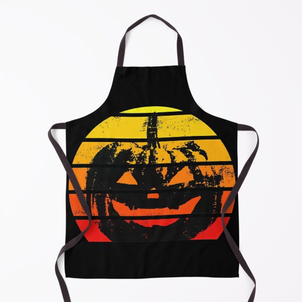 Item preview, Retro Sunset Jack O Lantern Vintage Pumpkin Silhouette designed and sold by ZEtexaxe.