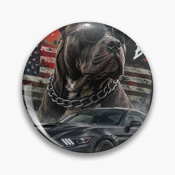 Item preview, Built Not Bought Mustang American Bully Dog designed and sold by blacksaga.