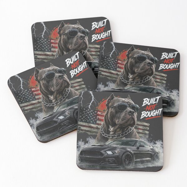 Item preview, Built Not Bought Mustang American Bully Dog designed and sold by blacksaga.