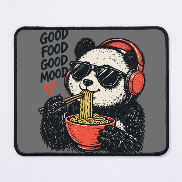 Item preview, Good Food Good Mood Panda designed and sold by Houldi.
