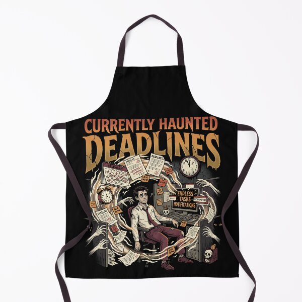 Item preview, Currently Haunted by Deadlines designed and sold by ViviArtix.