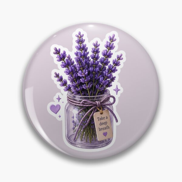 Item preview, Lavender Bouquet Sticker 3D Aesthetic Purple Flower Jar Cute Cottagecore Botanical Self Care Gift designed and sold by AstraDrip Studio.