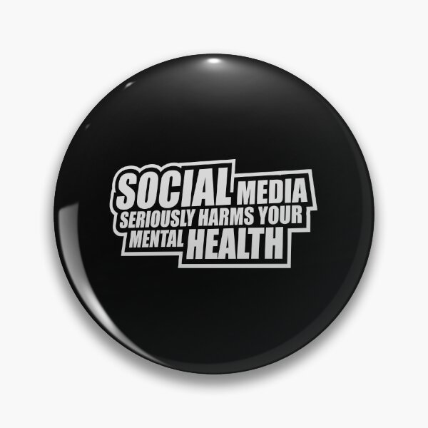 Item preview, Social Media Seriously Harms Your Mental Health designed and sold by shirt-o-mat.