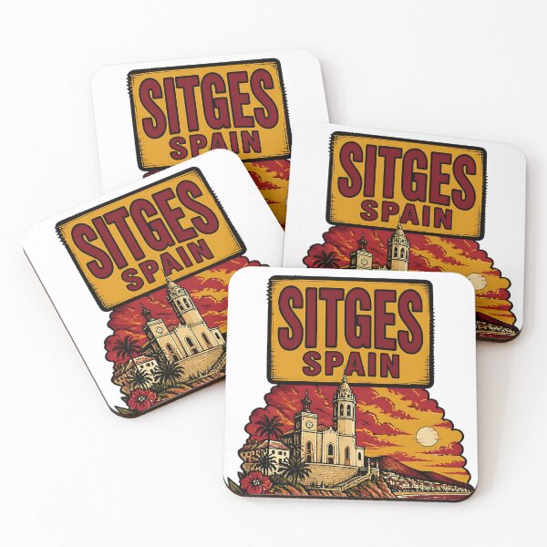 Item preview, Sitges Spain Vintage Travel Tourism designed and sold by TravelersGems.